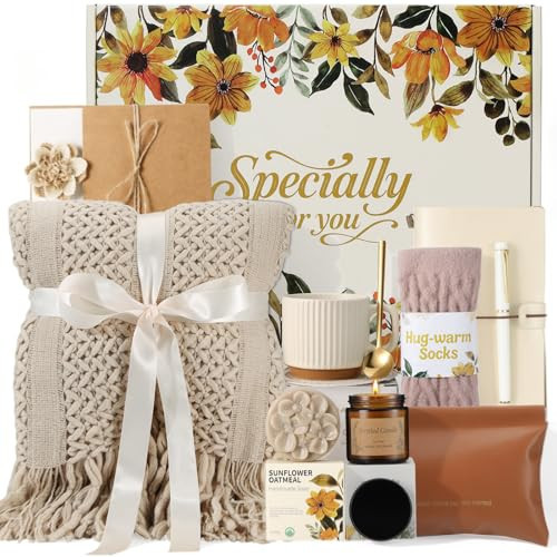 Self Care Gifts for Womens Birthday Gift Mothers Day Gift for Mom Wife Grandma Sister Friend - Get Well Soon Sympathy Gift Baskets for Women Care Package, Thinking of You Inspirational Gifts for Her | Amazon (US)