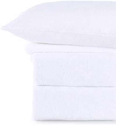 berkshire Recycled VelvetLoft Sheets | Recycled All-Season VelvetLoft Sheets | White | King (112"... | Amazon (US)