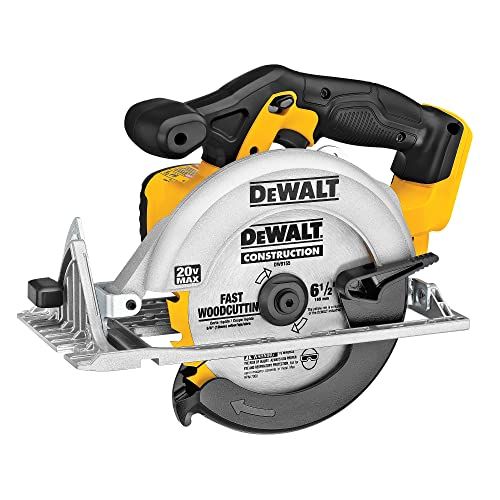 Amazon.com: DEWALT 6-1/2-Inch 20V MAX Circular Saw, Tool Only (DCS391B) , Yellow : Everything Els... | Amazon (US)