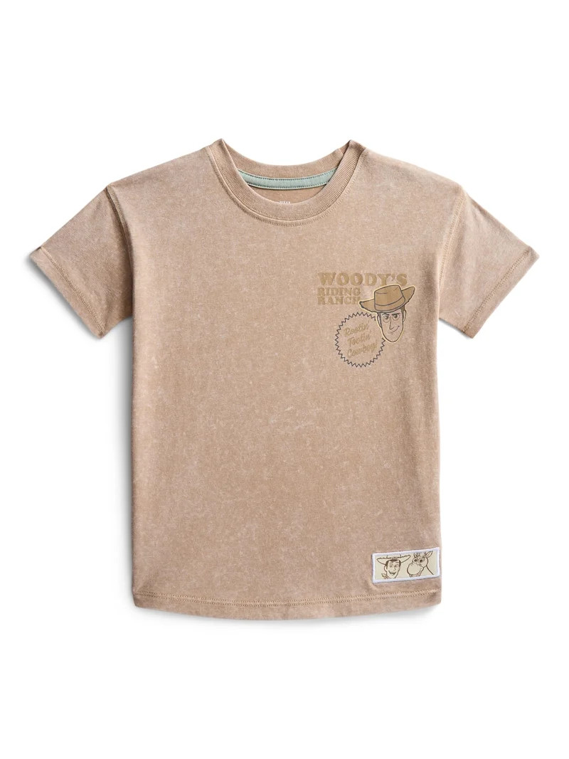 Toy Story Woody Toddler Graphic Crewneck Tee with Short Sleeves, Sizes 12M-5T | Walmart (US)