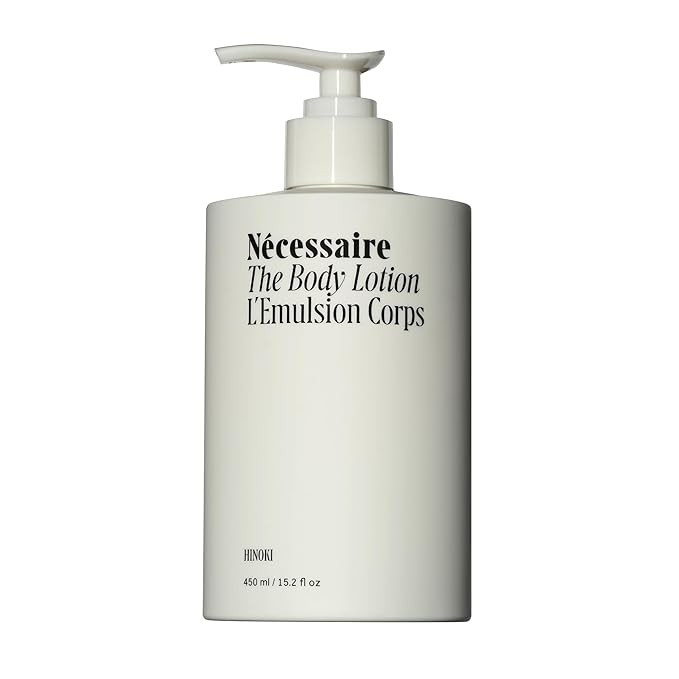 Nécessaire The Body Lotion with Pump. Hinoki. Multi-Peptide Firming Lotion to Moisturize, Firm, ... | Amazon (US)