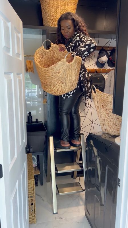 My favorite step stool from Amazon, it’s so slim it fits anywhere! Also sharing my favorite laundry room storage and organization hacks.

#LTKHome #LTKSaleAlert