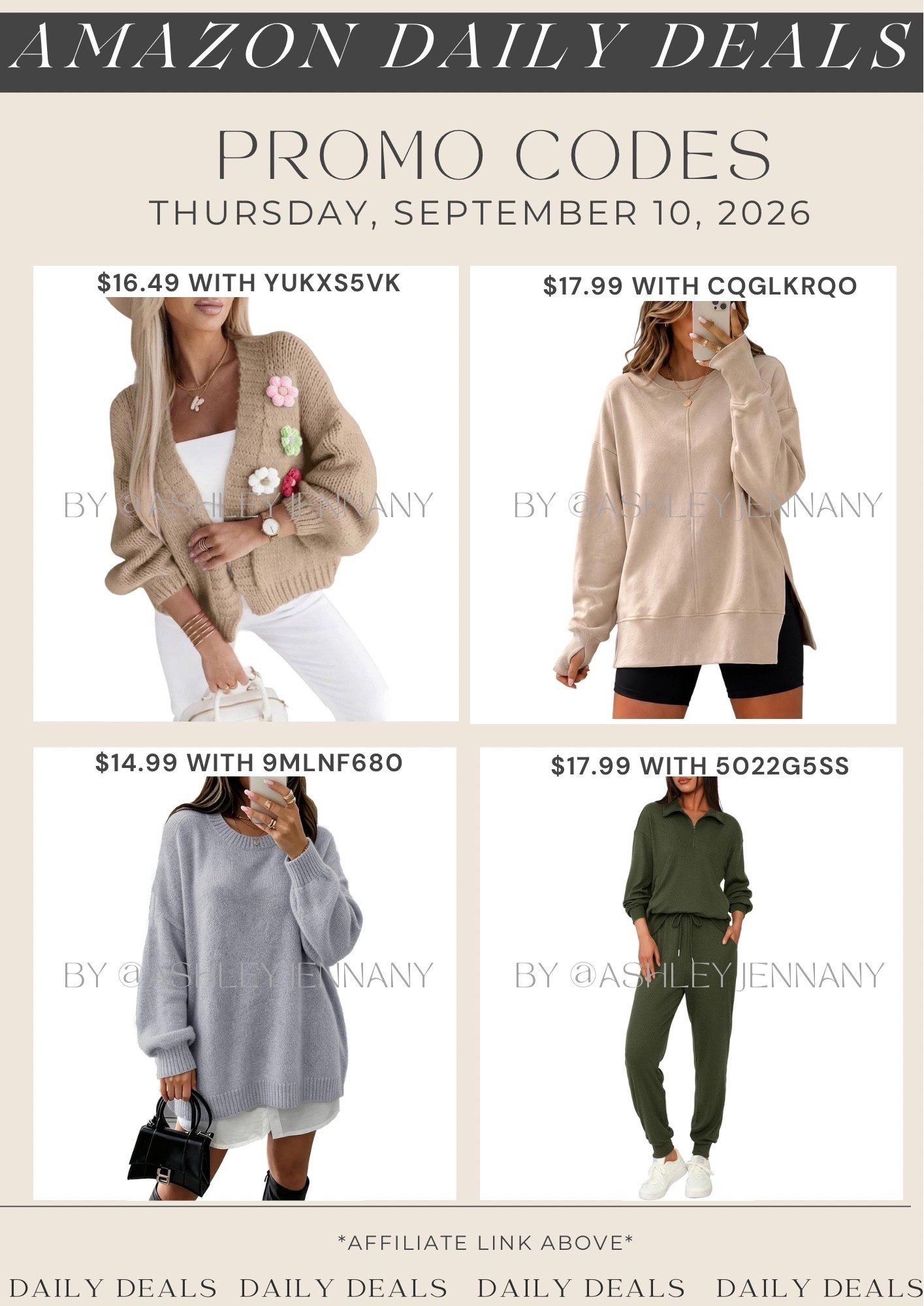 Amazon deals

#LTKSeasonal #LTKSaleAlert #LTKMidsize