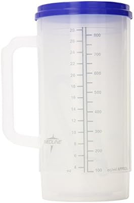 Medline Graduated Insulated Carafes, Clear, 28 Oz | Amazon (US)