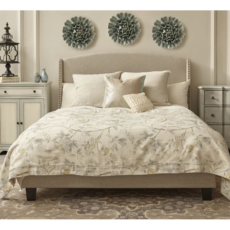 Chambery Queen Upholstered Panel Bed | Wayfair North America