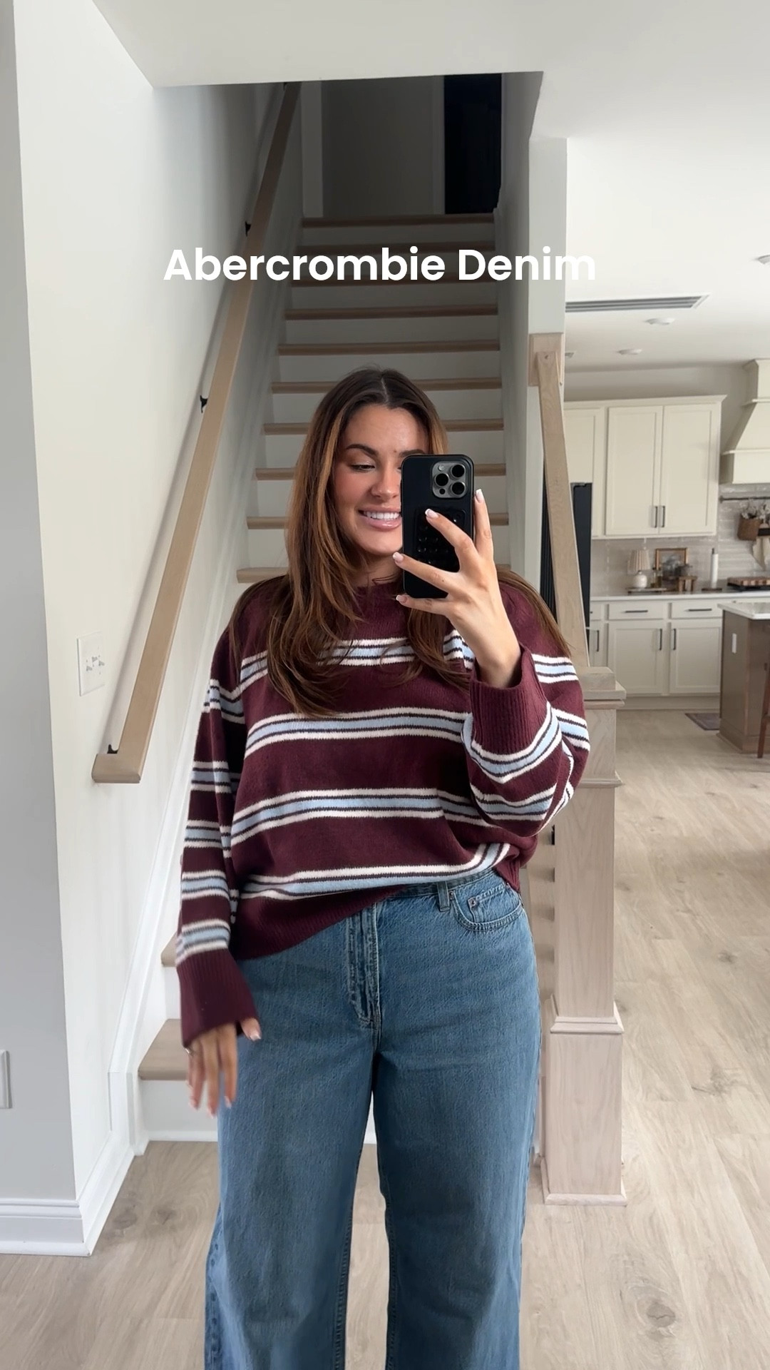 Abercrombie denim and sweater! Wearing XL & 31 long. 

#LTKTall #LTKMidsize #LTKgrwm