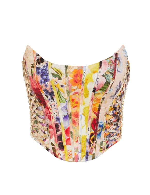 Wonderland Floral Corset | ZIMMERMANN (APAC)