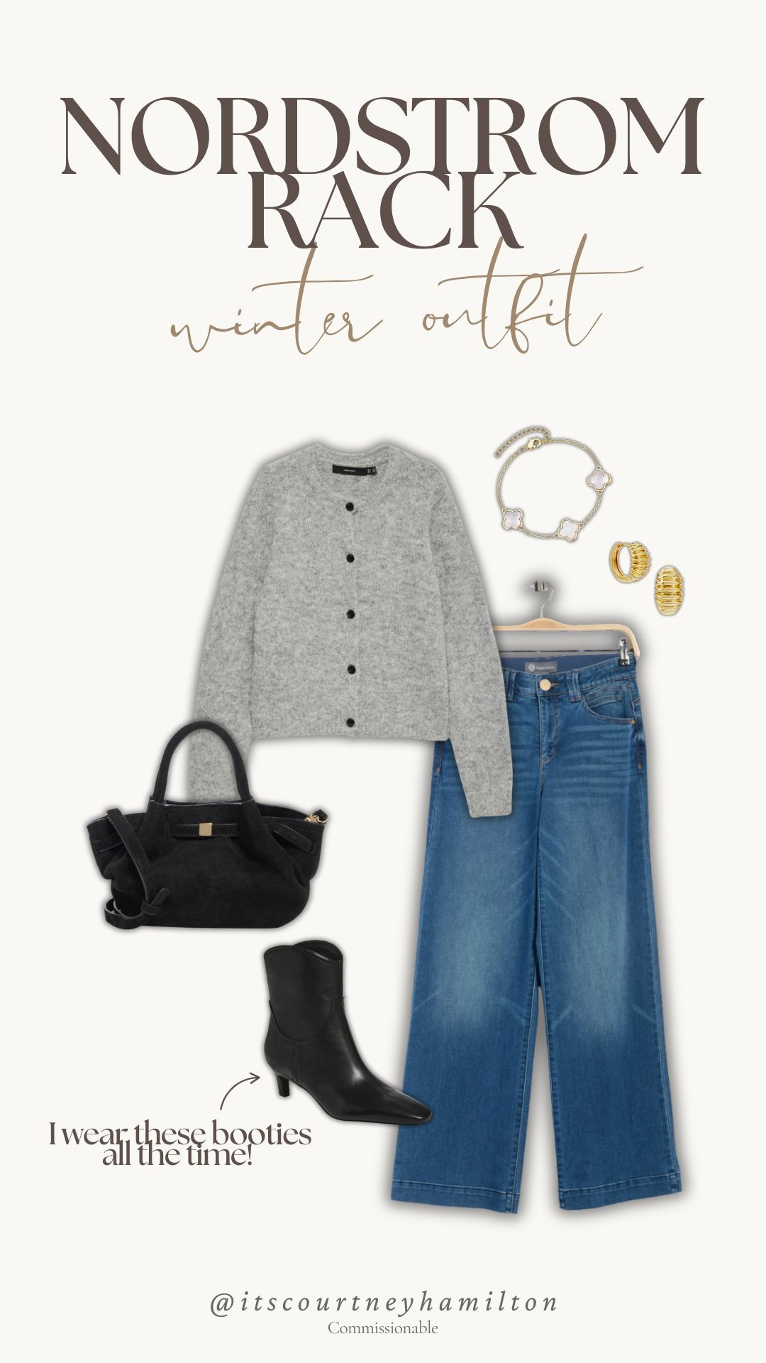 Nordstrom Rack Winter Outfit! 

jeans, denim, sweater, casual outfit, accessories, winter fashion, jewelry, wide leg jean, booties, nordstrom rack fashion, courtney hamilton 

 #LTKSeasonal #LTKSaleAlert #LTKFindsUnder100