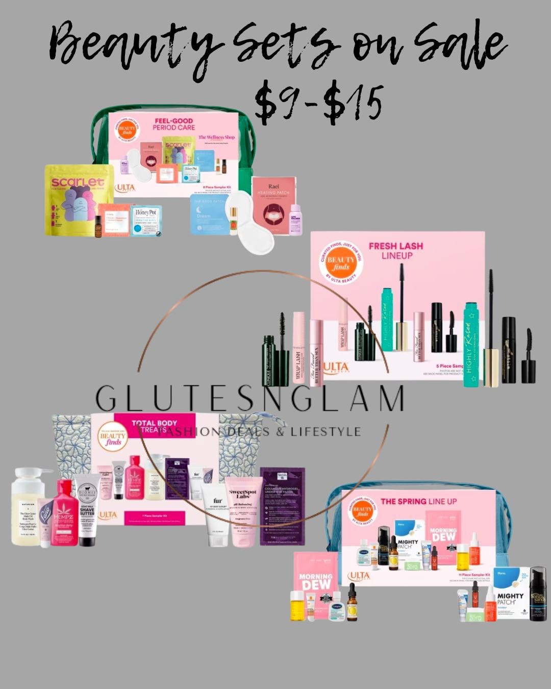 Beauty discovery kits are on sale under $20!! Ulta beauty kits, summer beauty sets, Ulta, skincare, summer makeup

#LTKSaleAlert #LTKSeasonal #LTKBeauty