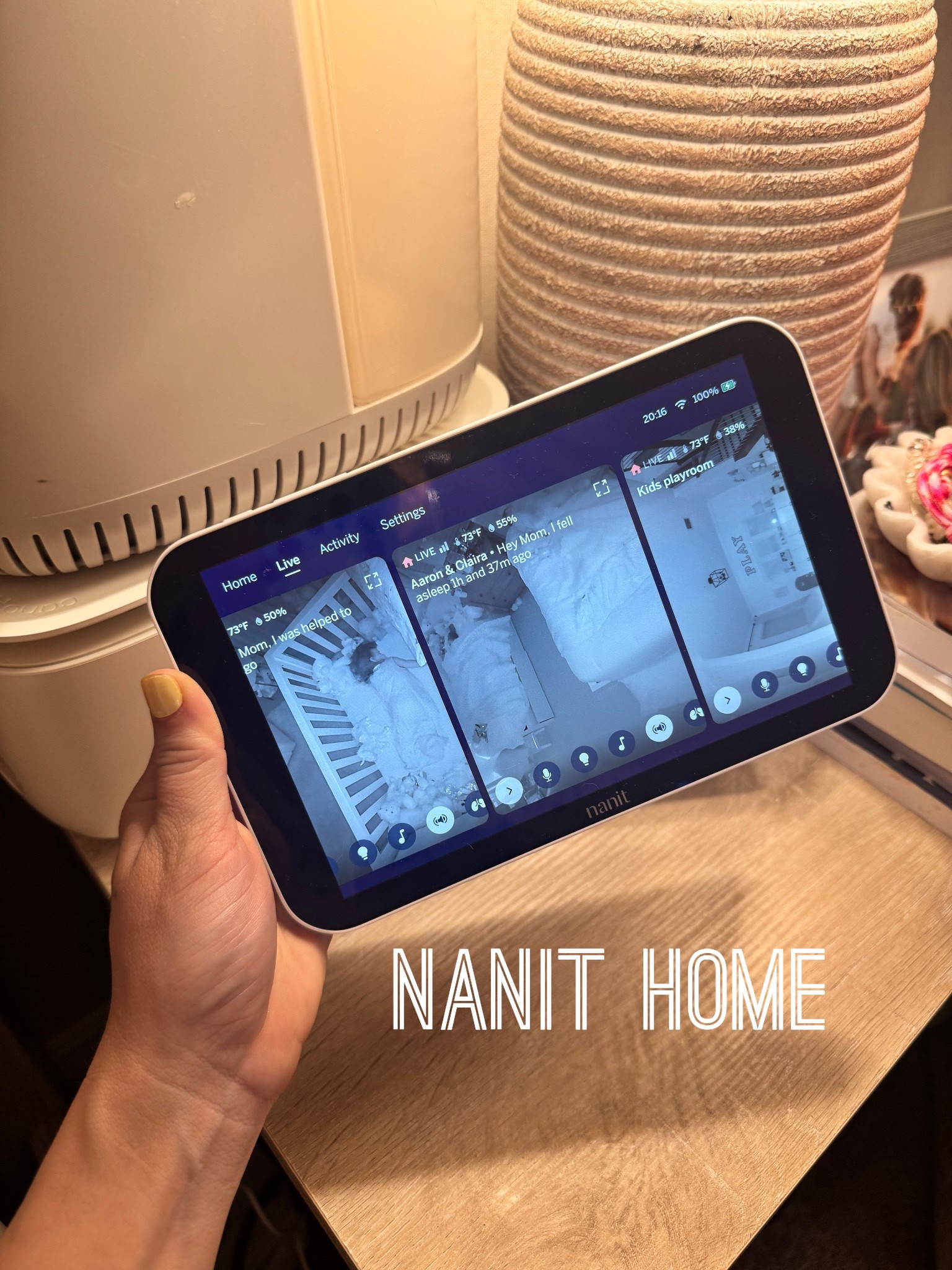 What I used to see all kids! Been a nanit user since 2020! I have the camera in all the kids room. I enjoy that it tacks breathing with a newborn. I don’t care about it being WiFi. Get emf blockers in your home and secure your wifi and you won’t have no issues 🙃

#LTKmomlife #LTKBump #LTKBaby