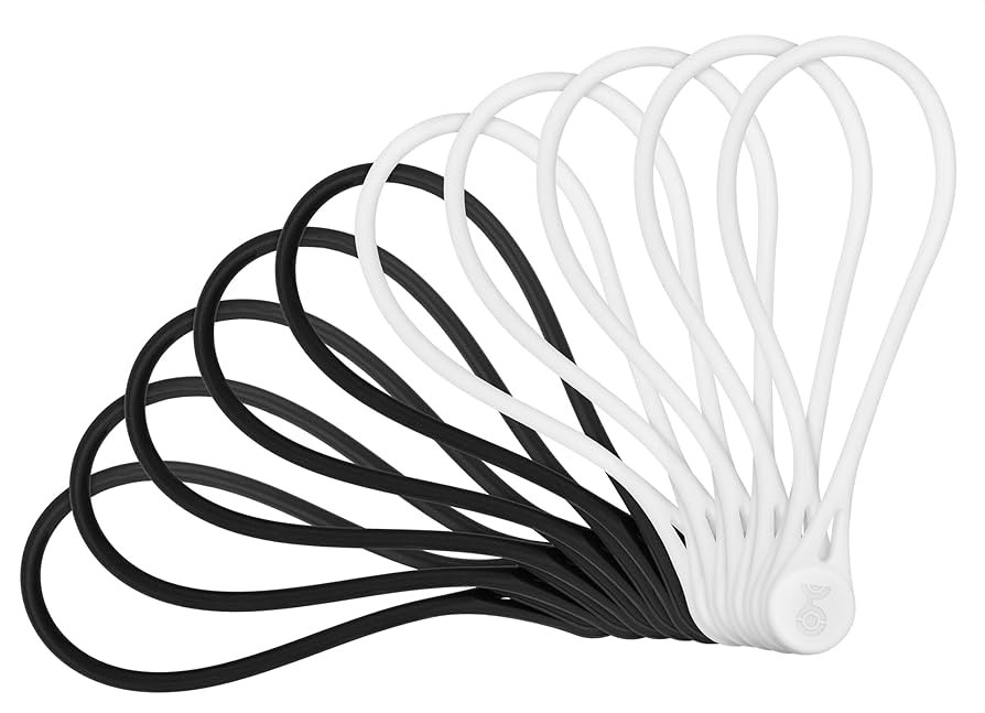 Cable Matters 10-Pack Ultra Strong Silicone Magnetic Cable Ties, Magnetic Cord Ties/ZipTies/Cord ... | Amazon (US)