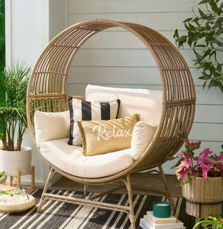 Round wicker chair - love the outdoor chair for the patio! Great price too!!


#wickerchair #outdoorchair #patiochair #patiofurniture #outdoorfurniture #eggchair 

#LTKhome #LTKSeasonal
