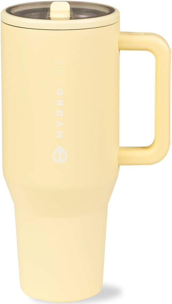 HydroJug Traveler - 40 oz Water Bottle with Handle & Flip Straw - Fits in Cup Holder, Leak Resist... | Amazon (US)