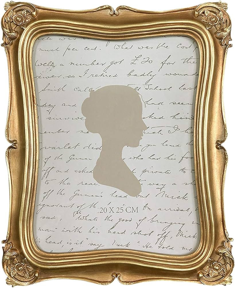 Sunlit Vintage Picture Frame 8x10 Inch, Luxury Antique Photo Frames with Glass Front, Photo Displ... | Amazon (US)