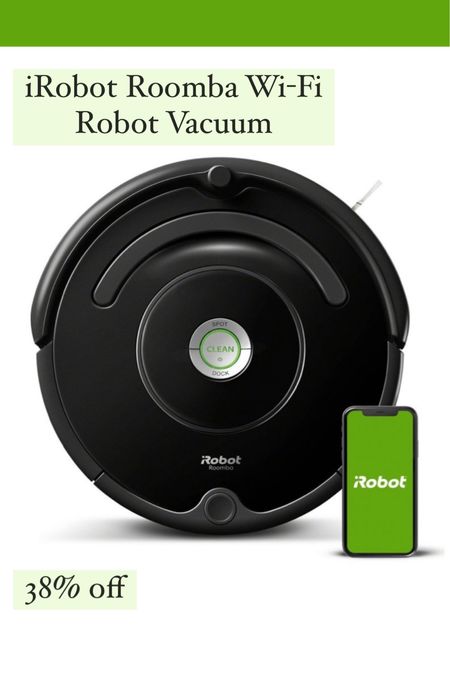iRobot Roomba Wi-Fi vacuum. On sale today at Target!

#LTKHoliday #LTKsalealert #LTKGiftGuide