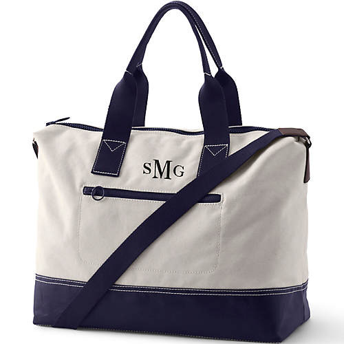 Canvas Weekender Duffle Bag | Lands' End (US)