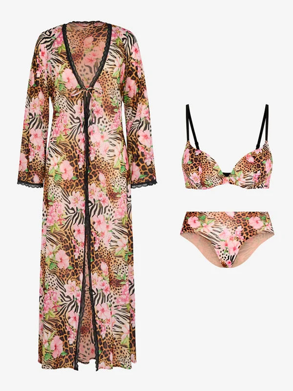Tropic Tease Robe 3-Piece Set | Savage x Fenty - North America