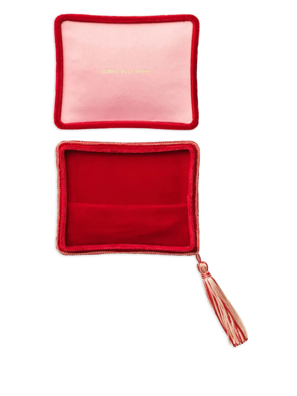 Sophie Bille Brahe Velvet Lily Rouge jewellery box (3.5cm x 8.5cm) - Red | Farfetch Global