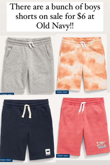 Boys shorts are on sale for $6! 

#LTKKids