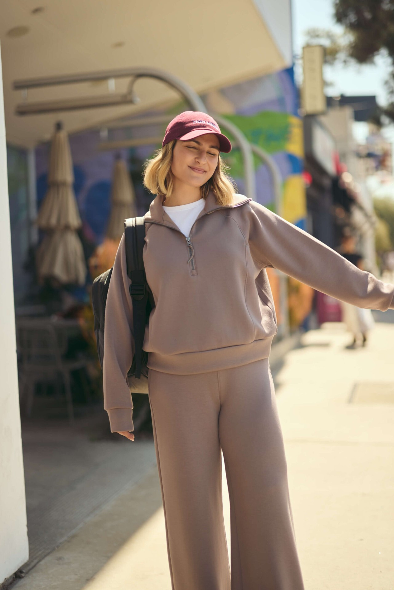 An easy travel outfit that is comfortable but still feels put together! Plus, you can re-wear these pieces lounging around your hotel during your travels. Wearing a size medium in both pieces, but opted for petite bottoms!  

 #LTKPetite #LTKTravel