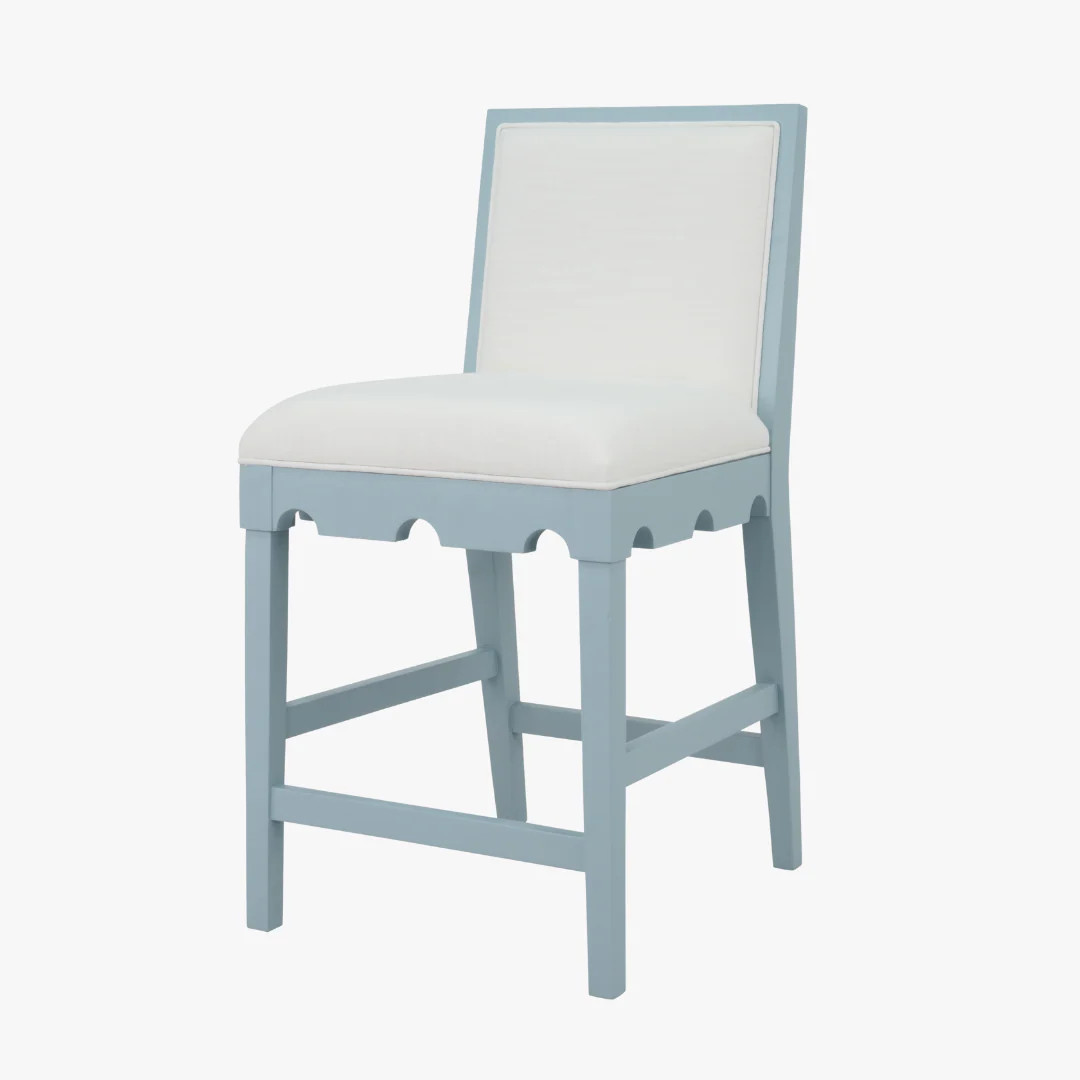 Lancaster Light Blue Counter Stool | Dear Keaton