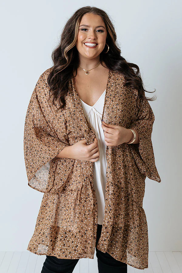 Something More Duster In Mocha Curves • Impressions Online Boutique | Impressions Online Boutique