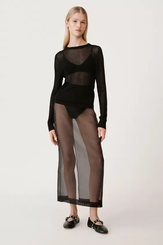 ORGANZA MIDI SKIRT 50TH ANNIVERSARY | Zara US