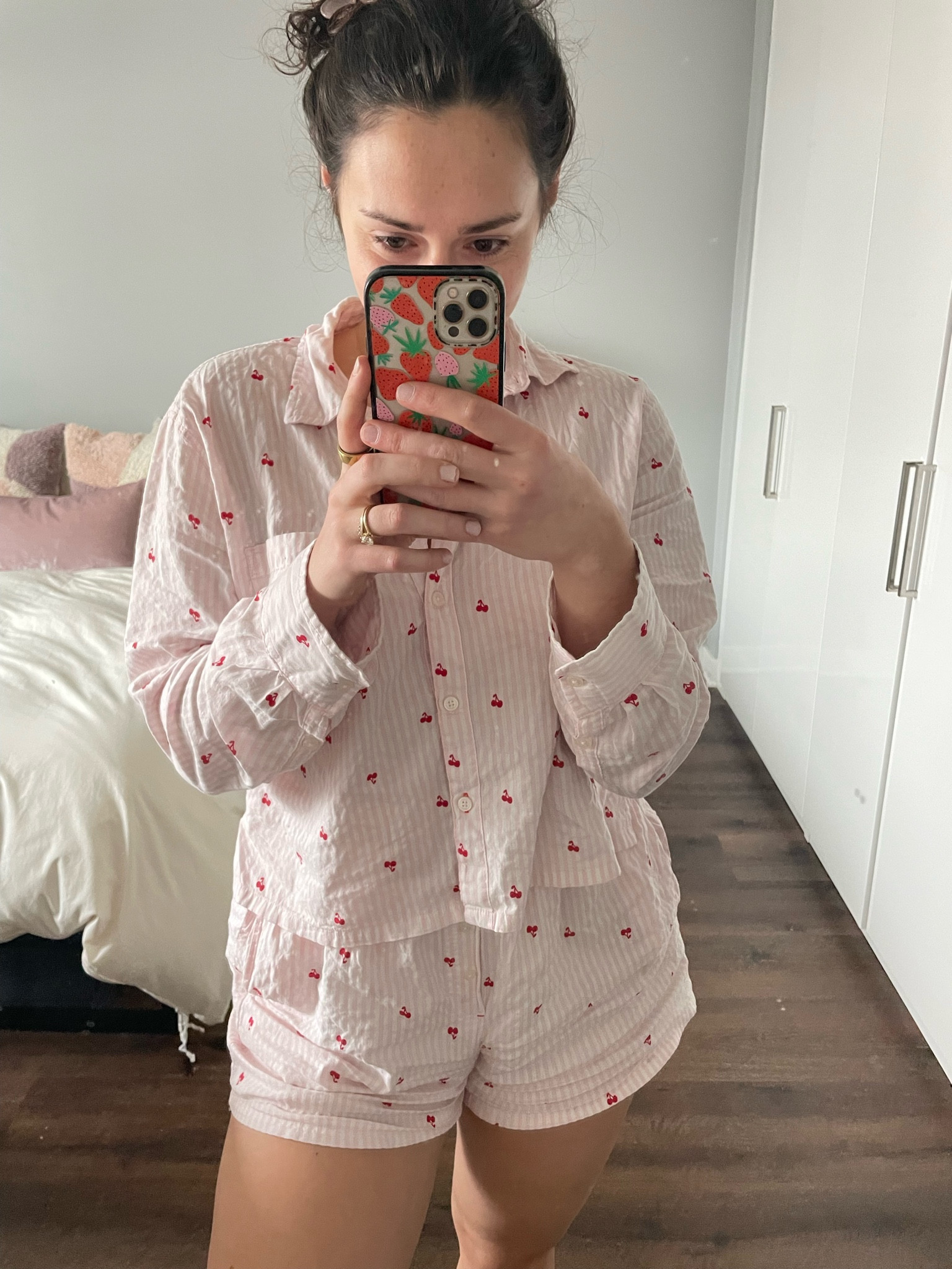 Cozy Sundays mean staying in your pajamas all day. I just got these adorable pink striped pajamas with little cherries from Aerie. Safe to say I am OBSESSED!!

#LTKGiftGuide #LTKFindsUnder50 #LTKFindsUnder100