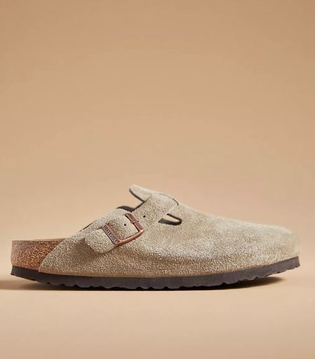 PSA!! Birkenstock bostons fully stocked at Anthropologie as of right now. Even in the coveted taupe!  These will be big for fall again and sold out so quick last season! 

#LTKSeasonal #LTKshoecrush #LTKFind