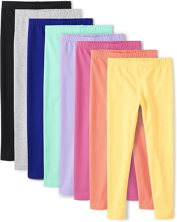 The Children's Place girls Leggings 8 Pack | Amazon (US)