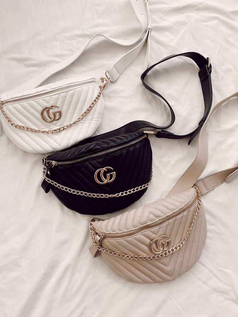 C G Quilted Crossbody | She Is Boutique