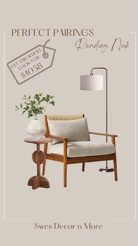Perfect Pairings…a cozy reading nook!

West Elm accent chair, tjmaxx finds, floor lamp, white vase, neutral decor, affordable decor

#LTKCyberweek #LTKunder100 #LTKhome