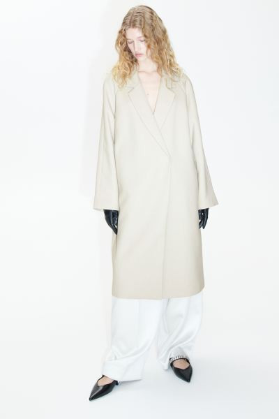 Double-breasted Midi Coat - Black - Ladies | H&M US | H&M (US + CA)