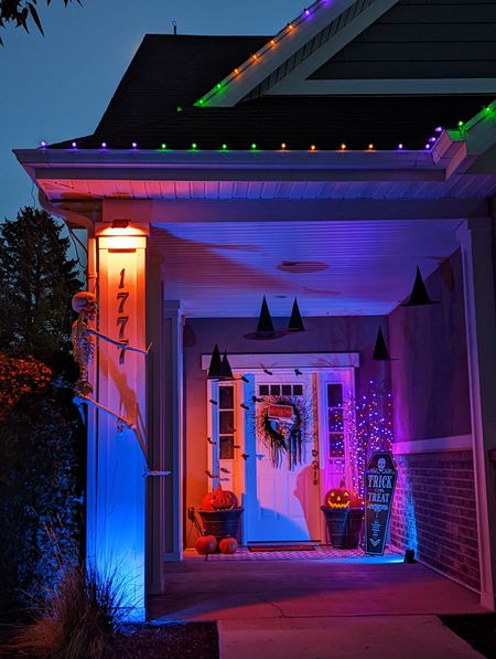 Some of my favorite Halloween decor items that are super budget friendly! The floodlights are insanely amazing at creating a really fun atmosphere and there’s no complex wiring or lighting. I love my Halloween porch decor. 

#Halloween #halloweendecor #halloweenporch

#LTKhome #LTKSeasonal #LTKHalloween