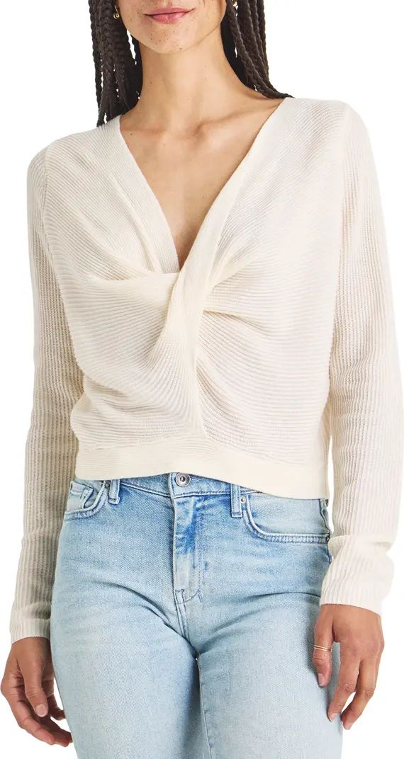 Splendid Leah Twist Front Sweater | Nordstrom | Nordstrom