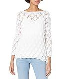 M Made in Italy Women's Long Sleeve Knit Sweater, White, Extra Large | Amazon (US)