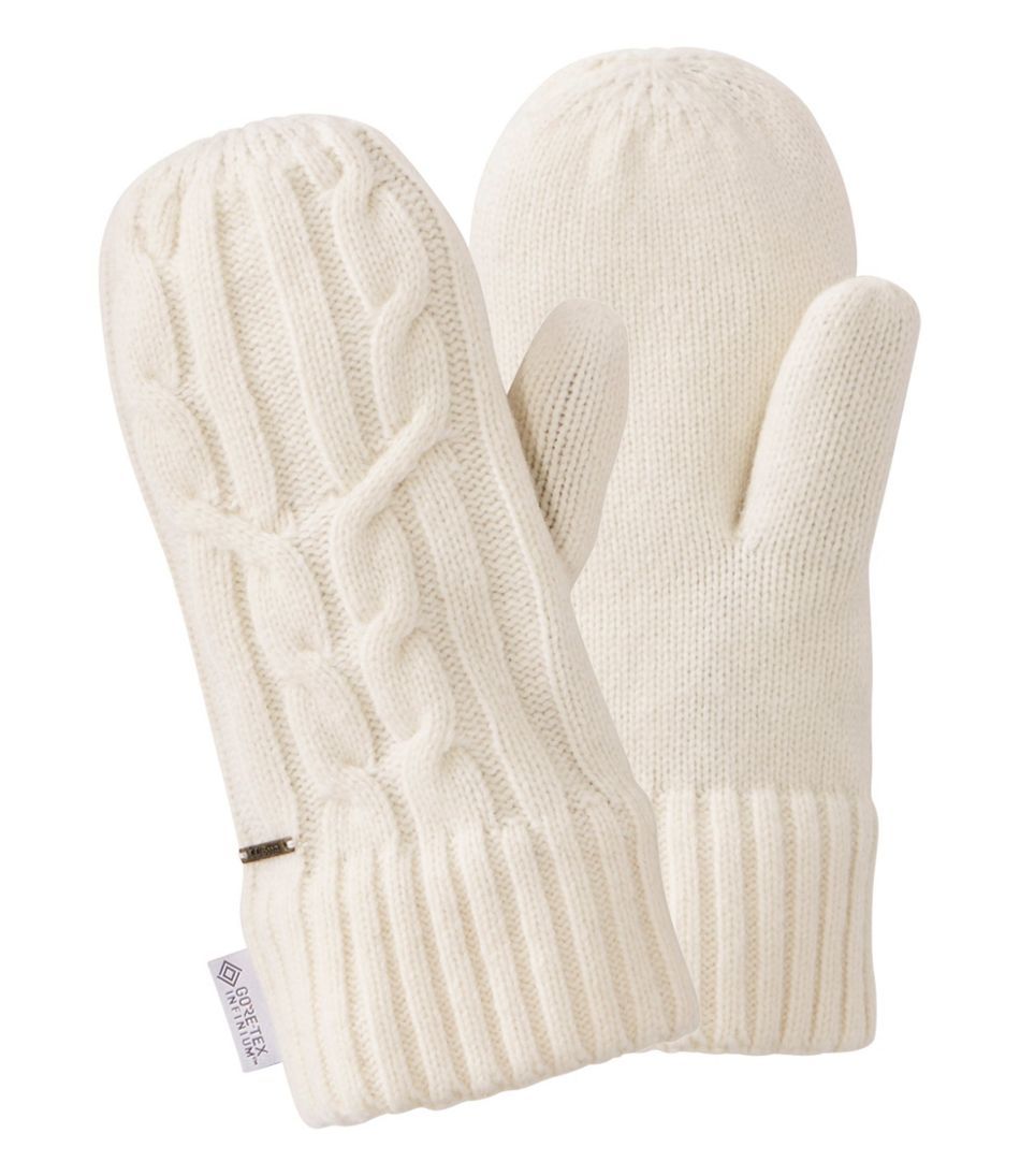 Women's Heritage Wool Windproof Mittens | Gloves & Mittens at L.L.Bean | L.L. Bean
