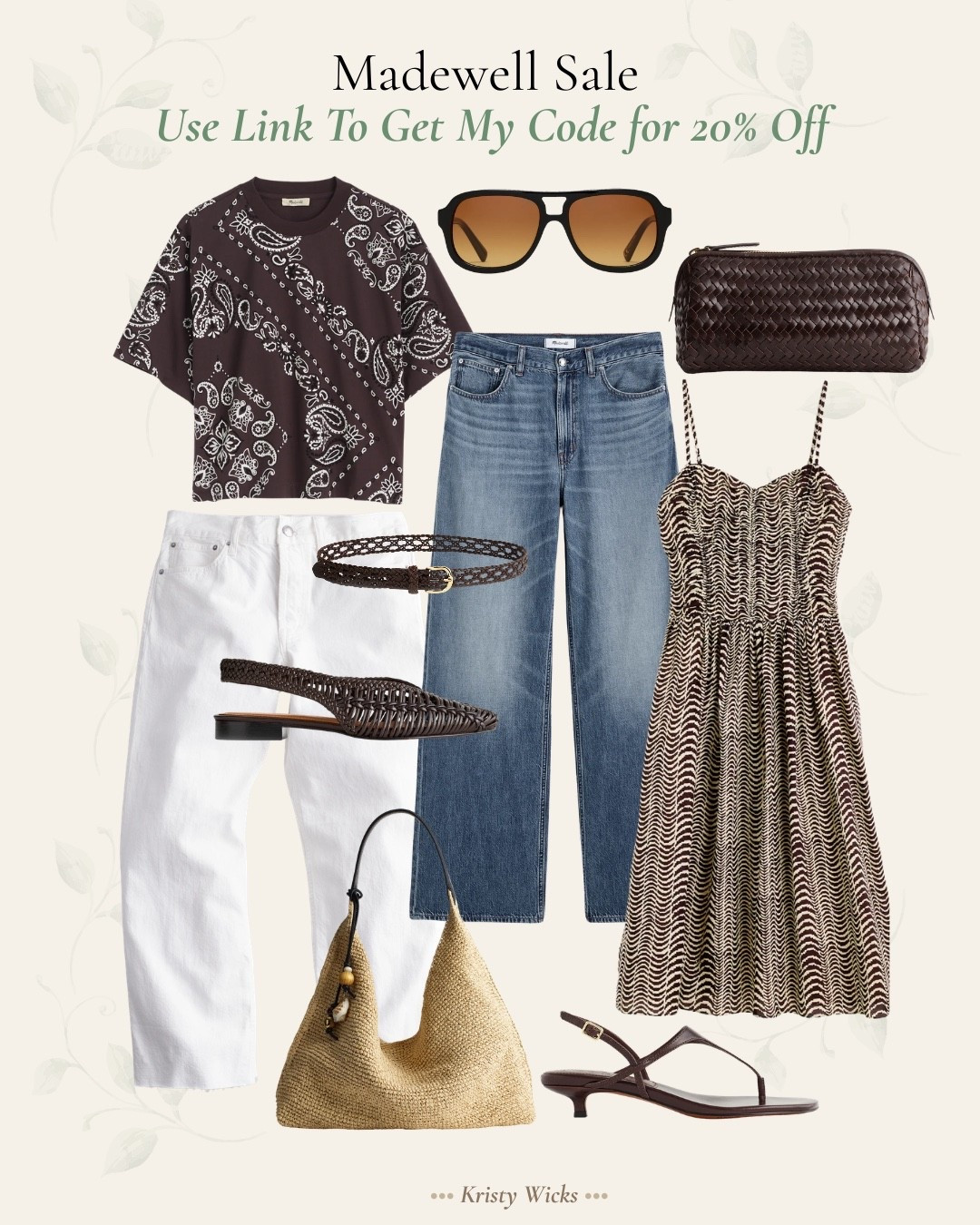 Tap on a product from the post, the product card will pop up with sale details and a “Copy Promo Code” button. Tapping that button will copy the promo code to your clipboard so you can paste at checkout. 
@Madewell

#LTKxMadewell