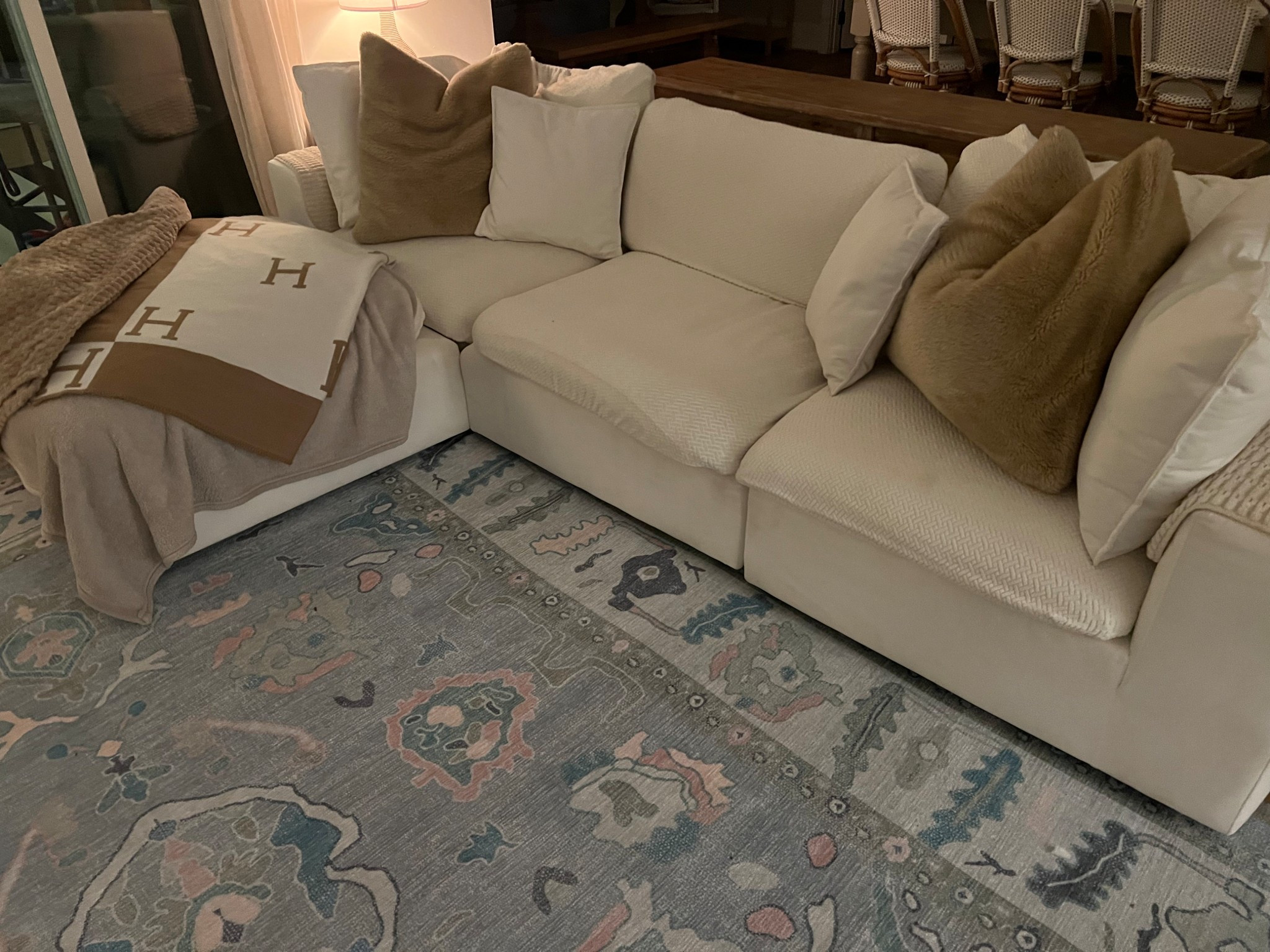 Purchased a really amazing but super expensive wool antelope rug and immediately realized it wouldn’t work for our family in this space. Swapped out for the affordable washable beauty. 

#LTKSpringSale #LTKSaleAlert #LTKHome