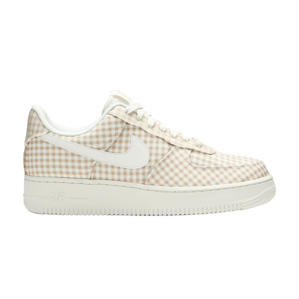 Nike Wmns Air Force 1 Low QS 'Gingham Pack - Beige' | Tan | Women's Size 10 | GOAT