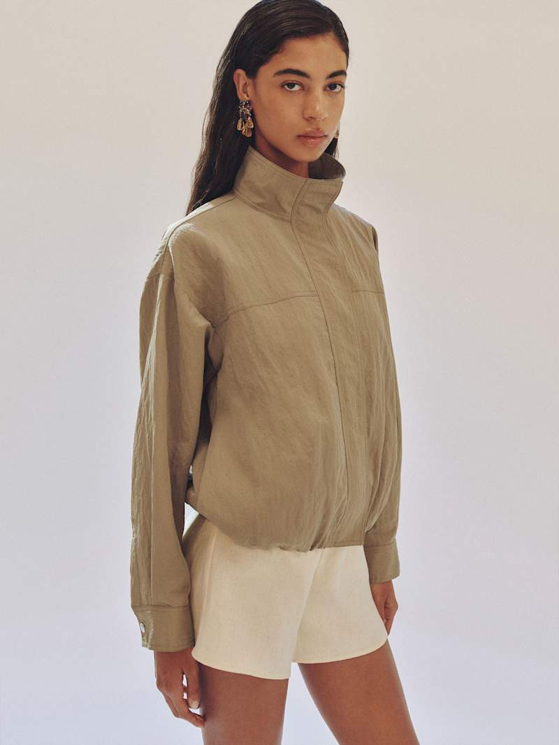 Reformation Kendall Jacket Brown Medium | Reformation (Global)