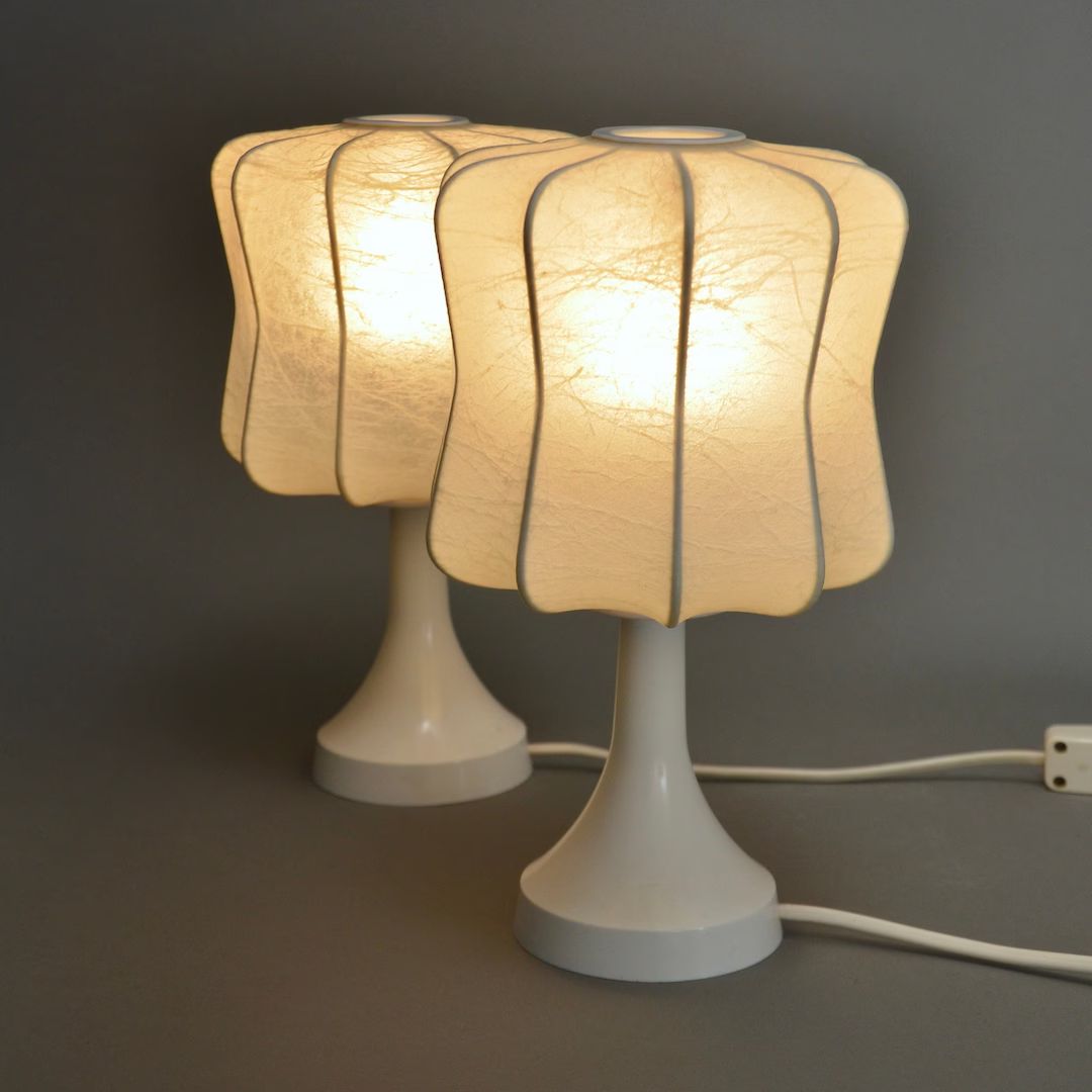 Pair of Phantastic Vintage 1960s Rotaflex Tulip Table Lamps - Etsy | Etsy (US)