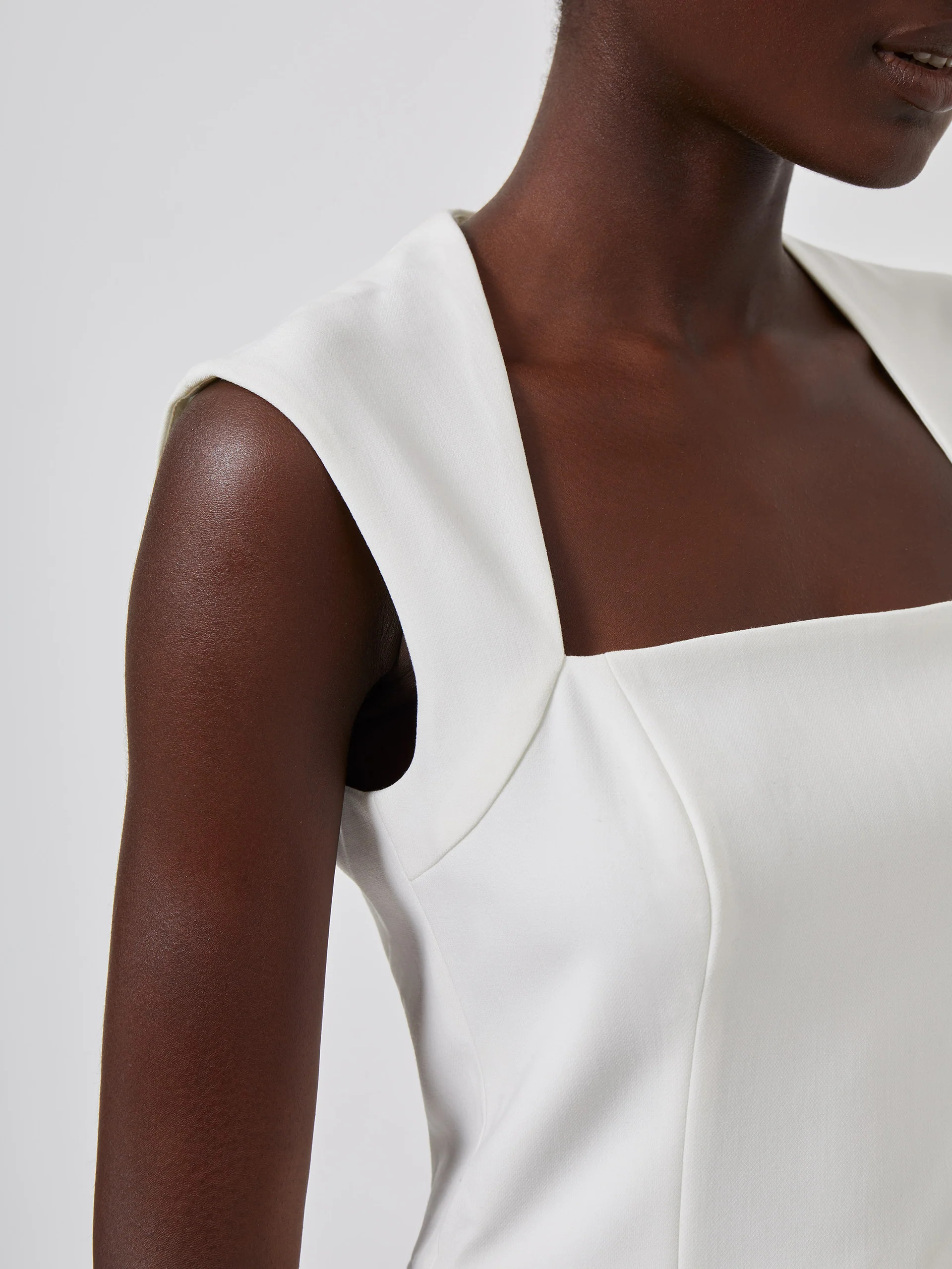 Whisper Ruth Square Neck Dress | French Connection (US)