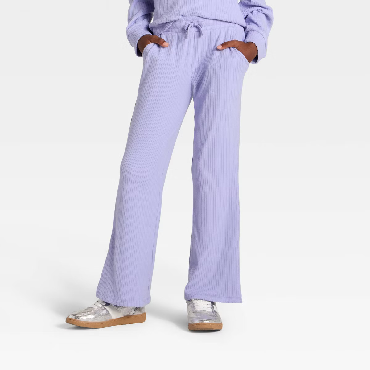 Girls' Ribbed Flare Pants - Cat & Jack ™ | Target
