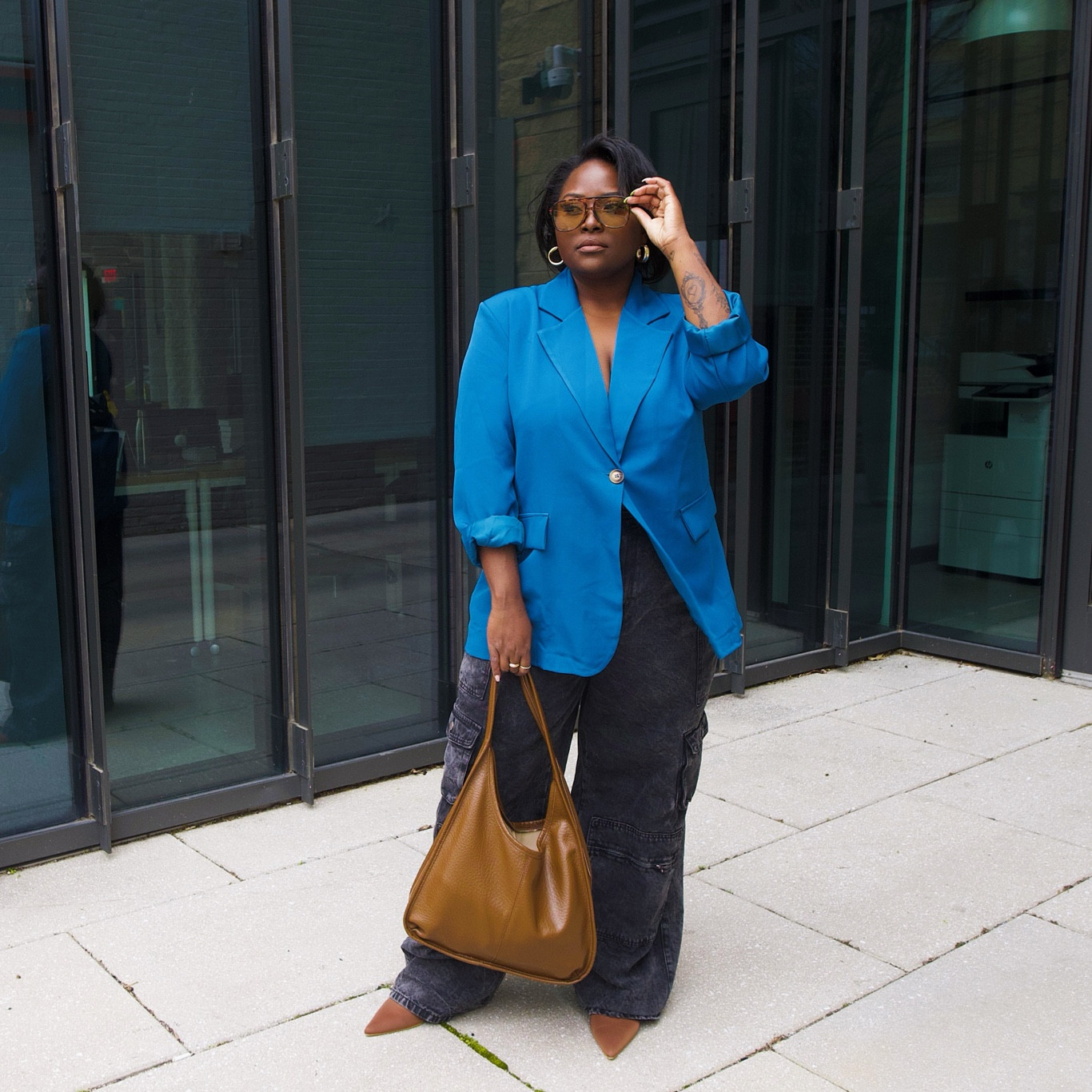 Blazer and cargo outfit inspo 

Cargos from Fashion Nova!

#LTKshoecrush #LTKplussize #LTKmidsize