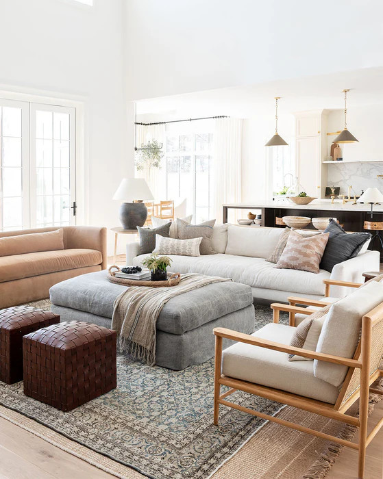 Macy Ottoman | McGee & Co.