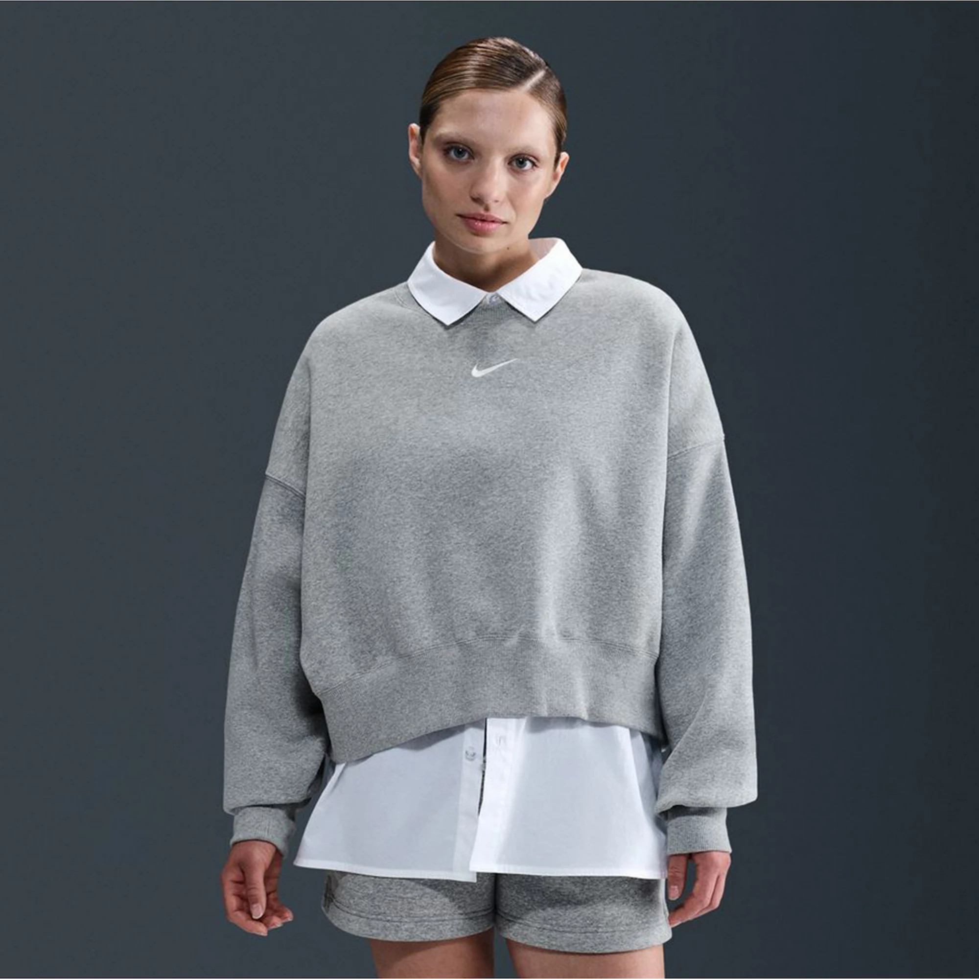 Women's Nike Oversized Crewneck Phoenix Fleece Sweatshirt | Kohl's