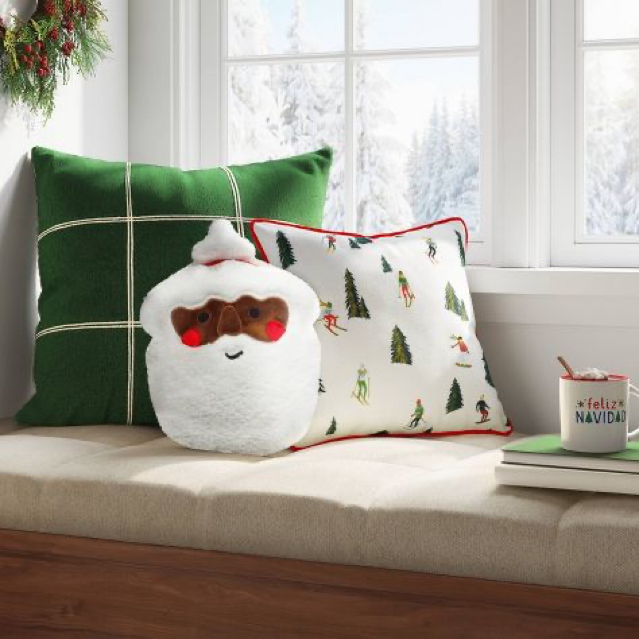 Christmas Santa novelty pillows 

#LTKHoliday #LTKhome #LTKSeasonal