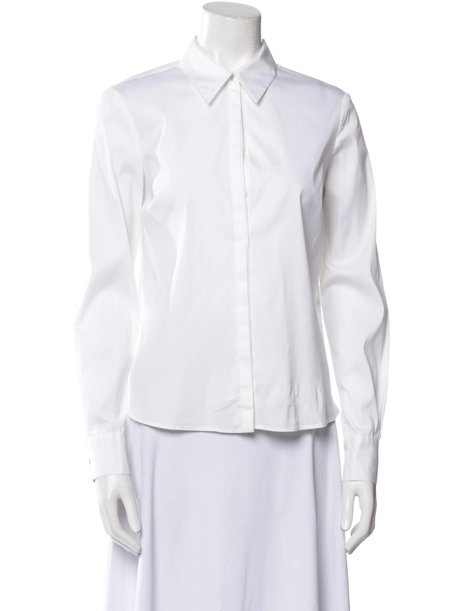 Long Sleeve Button-Up Top | The RealReal