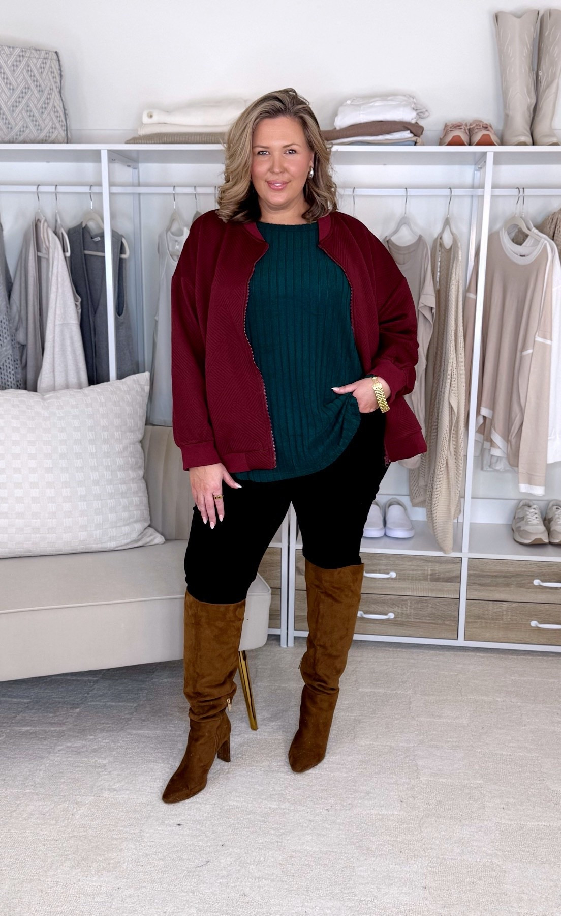 Amazon plus size haul! Wearing a 3X in all the tops and 18 in the pants!

Plus size fashion, everyday outfit ideas, trendy fashion, mom style, comfy casual, winter fashion, eytino haul, amazon finds

#LTKOver40 #LTKMidsize #LTKPlusSize